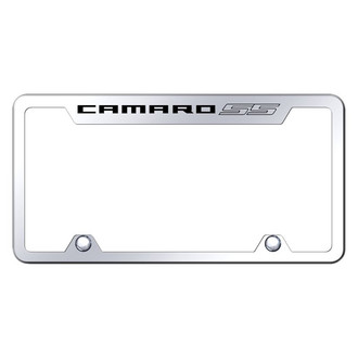 Autogold® - Truck Chrome License Plate Frame with Laser Etched Camaro SS Logo
