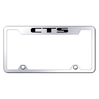 Autogold® - Truck Chrome License Plate Frame with Laser Etched CTS Logo