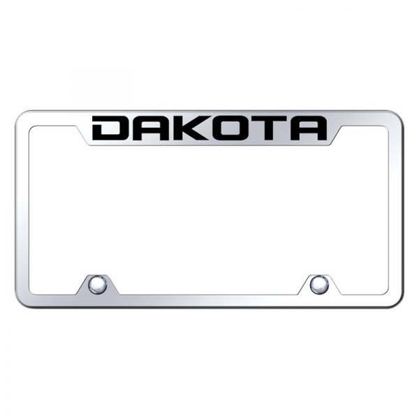 Autogold® - Truck License Plate Frame with Laser Etched Dakota Logo