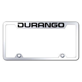 Autogold® - Truck Chrome License Plate Frame with Laser Etched Durango Logo