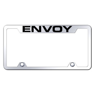Autogold® - Truck Chrome License Plate Frame with Laser Etched Envoy Logo