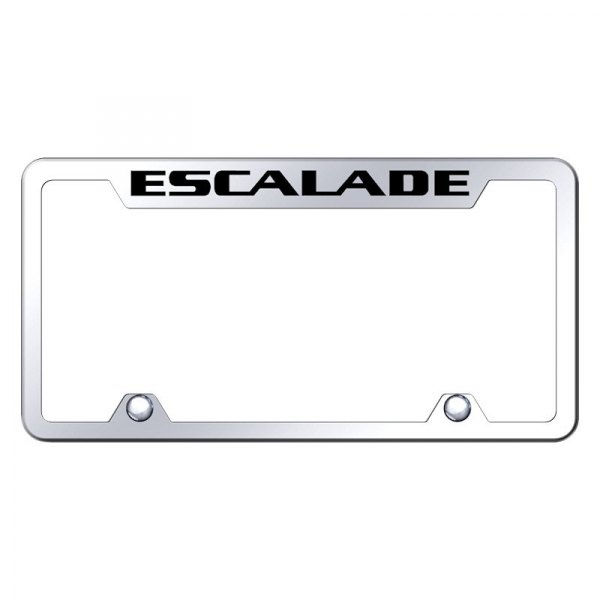 Autogold® - Truck License Plate Frame with Laser Etched Escalade Logo