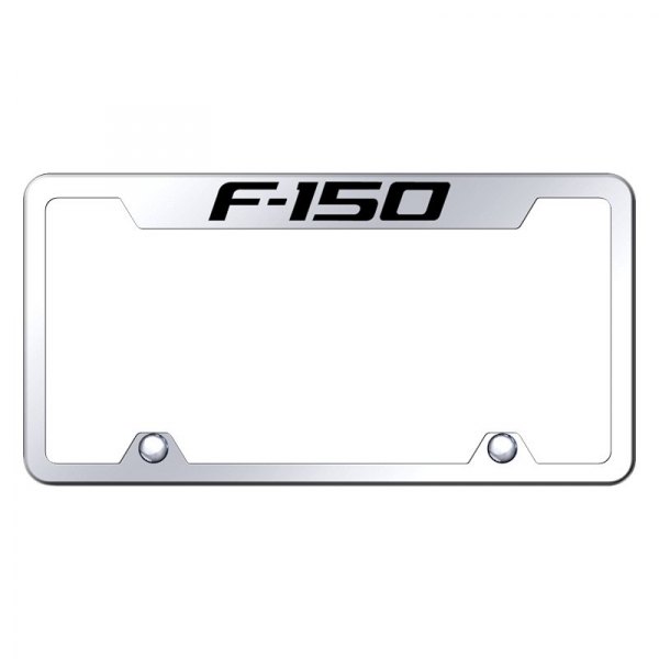 Autogold® - Truck License Plate Frame with Laser Etched F-150 Logo