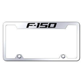 Autogold® - Truck Chrome License Plate Frame with Laser Etched F-150 Logo