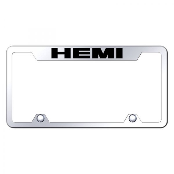 Autogold® - Truck License Plate Frame with Laser Etched HEMI Logo