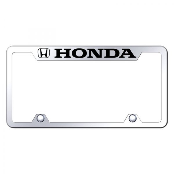 Autogold® - Truck License Plate Frame with Laser Etched Honda Logo