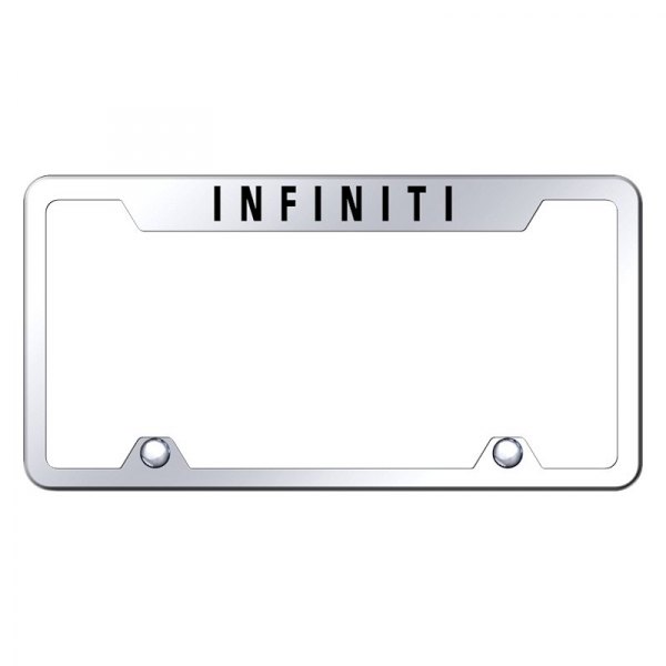 Autogold® - Truck License Plate Frame with Laser Etched Infiniti Logo