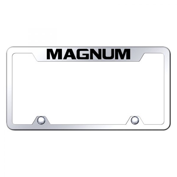 Autogold® - Truck License Plate Frame with Laser Etched Magnum Logo