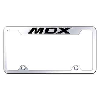 Autogold® - Truck Chrome License Plate Frame with Laser Etched MDX Logo