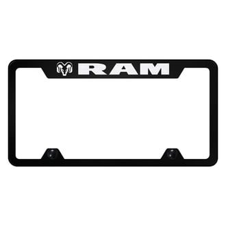 Autogold® - Truck License Plate Frame with Laser Etched RAM Logo