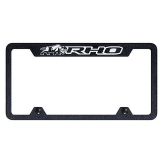 Autogold® - Truck License Plate Frame with Laser Etched RHO Rhino Logo