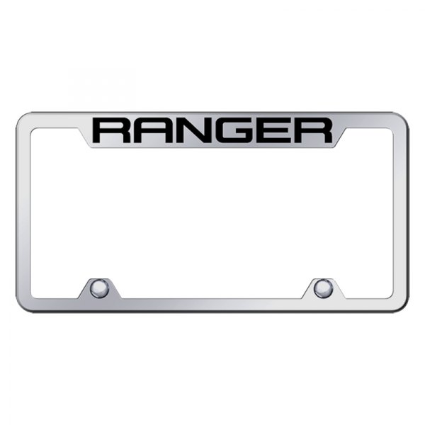 Autogold® - Truck License Plate Frame with Laser Etched Ranger Logo