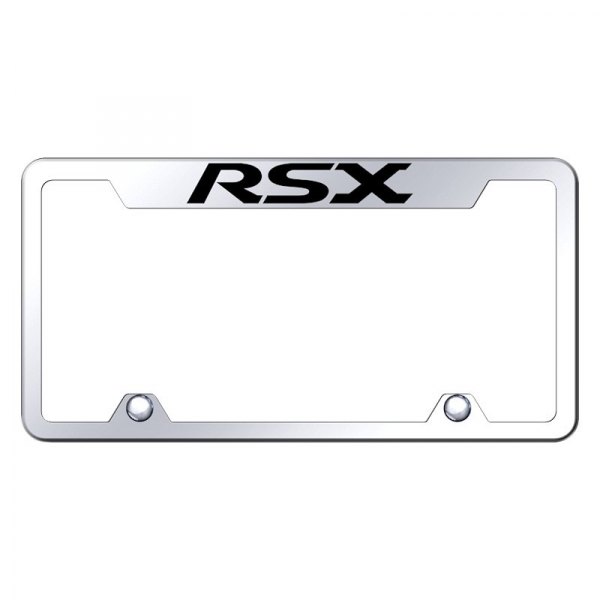 Autogold® - Truck License Plate Frame with Laser Etched RSX Logo