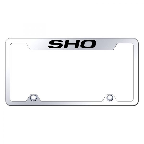 Autogold® - Truck License Plate Frame with Laser Etched SHO Logo