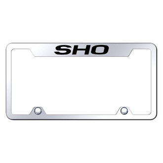 Autogold® - Truck Chrome License Plate Frame with Laser Etched SHO Logo