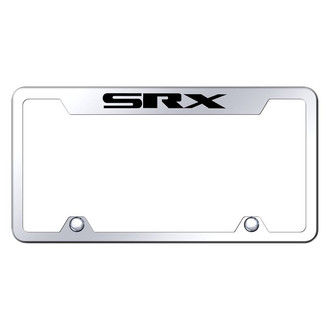 Autogold® - Truck Chrome License Plate Frame with Laser Etched SRX Logo