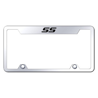 Autogold® - Truck Chrome License Plate Frame with Laser Etched SS Logo
