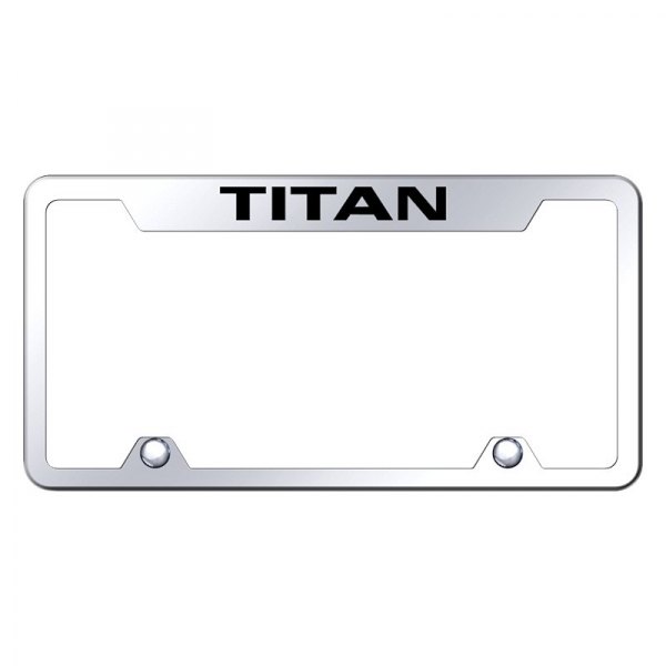 Autogold® - Truck License Plate Frame with Laser Etched Titan Logo