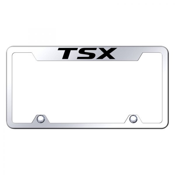 Autogold® - Truck License Plate Frame with Laser Etched TSX Logo