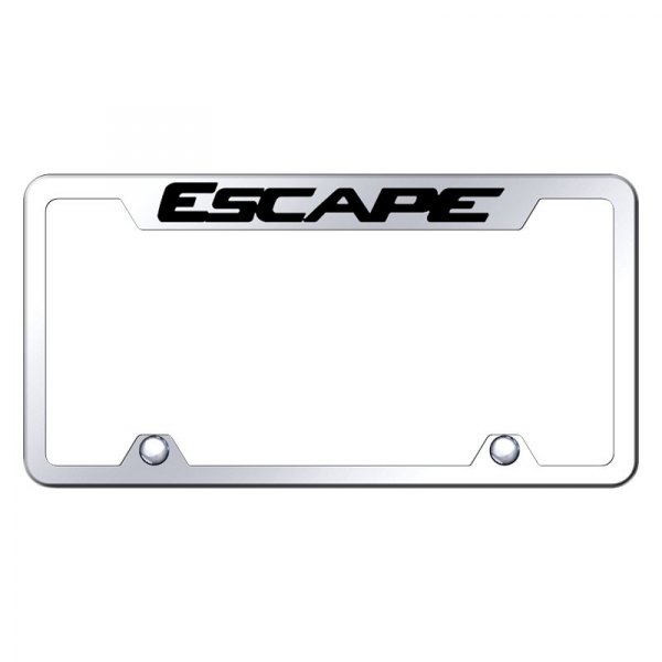 Autogold® - Truck License Plate Frame with Laser Etched Escape Logo