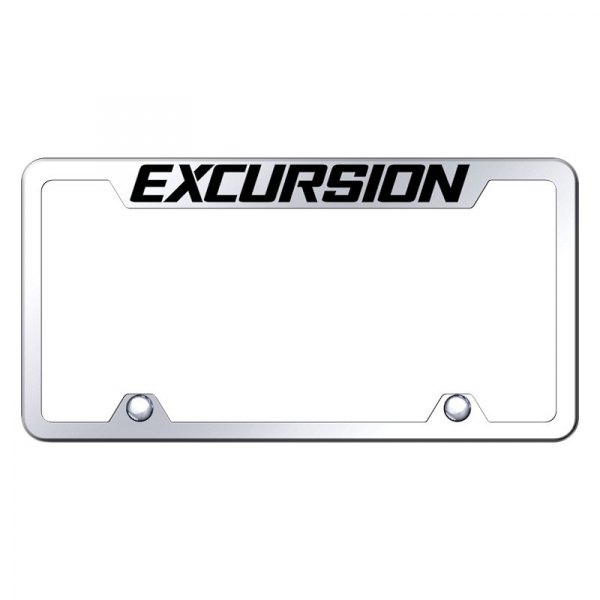 Autogold® - Truck License Plate Frame with Laser Etched Excursion Logo