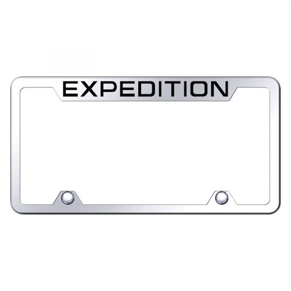 Autogold® - Truck License Plate Frame with Laser Etched Expedition Logo
