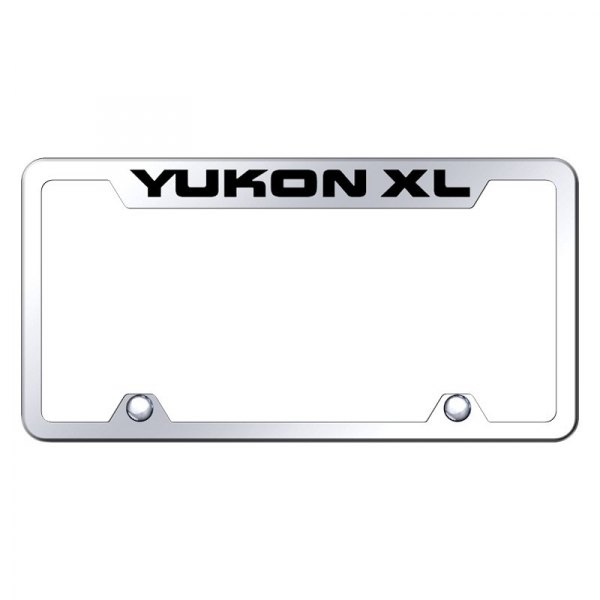 Autogold® - Truck License Plate Frame with Laser Etched Yukon XL Logo