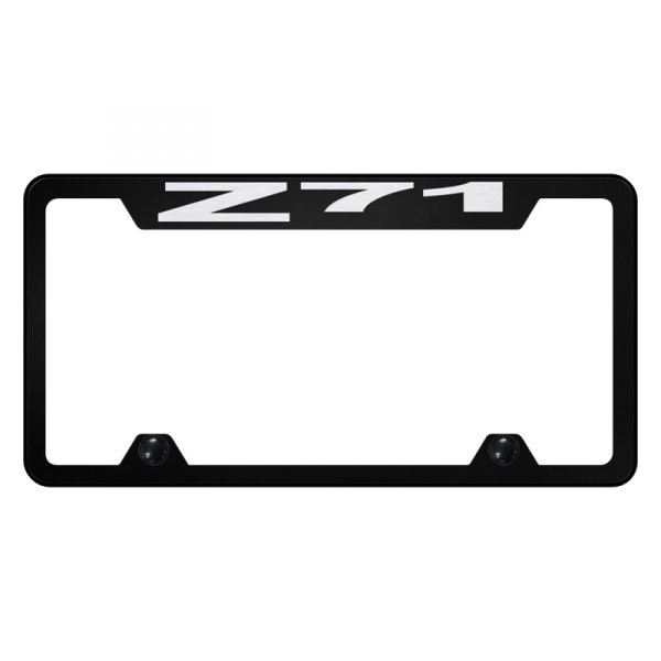Autogold® - Truck License Plate Frame with Laser Etched Z71 Logo