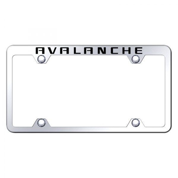 Autogold® - Wide Body License Plate Frame with Laser Etched Avalanche Logo