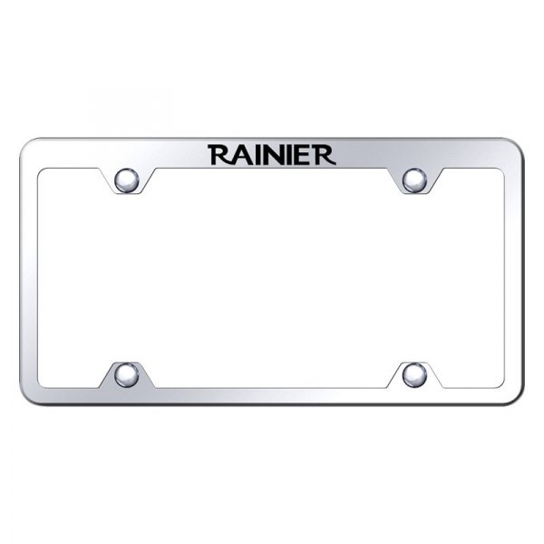 Autogold® - Wide Body Truck License Plate Frame with Laser Etched Rainier Logo