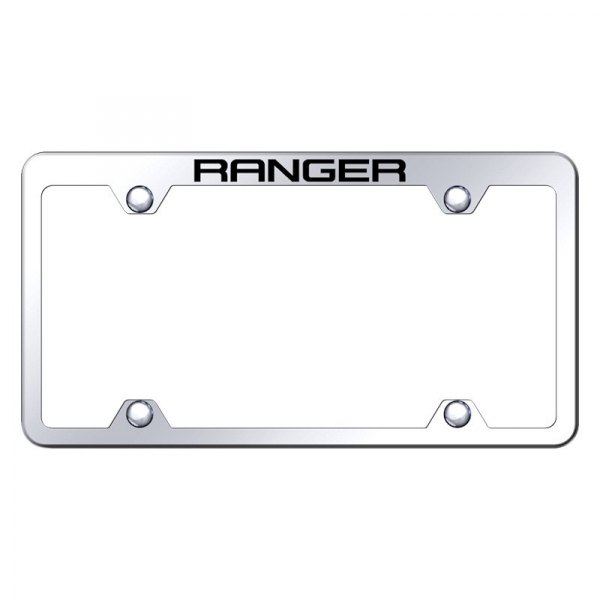 Autogold® - Wide Body Truck License Plate Frame with Laser Etched Ranger Logo