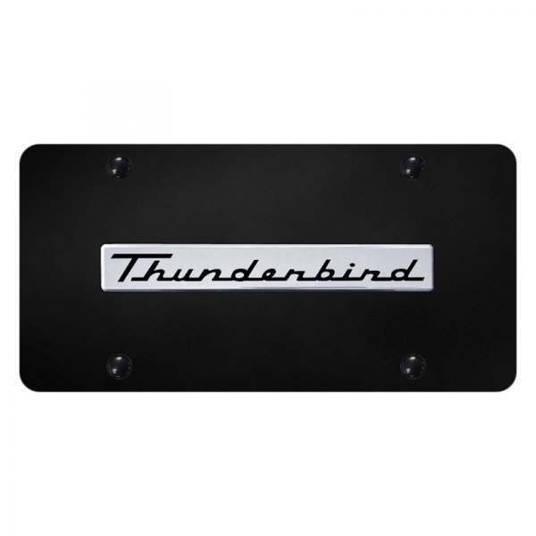Autogold® - License Plate with 3D Thunderbird Logo