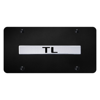 Autogold® - License Plate with 3D Chrome TL Logo