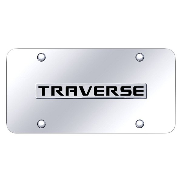 Autogold® - License Plate with 3D Traverse Logo