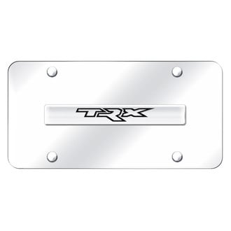 Autogold® - License Plate with 3D Chrome TRX Logo