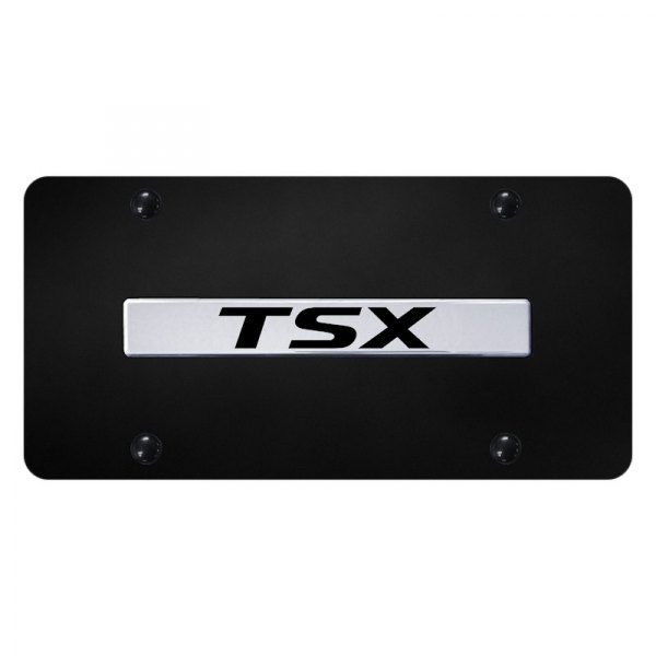 Autogold® - License Plate with 3D TSX Logo