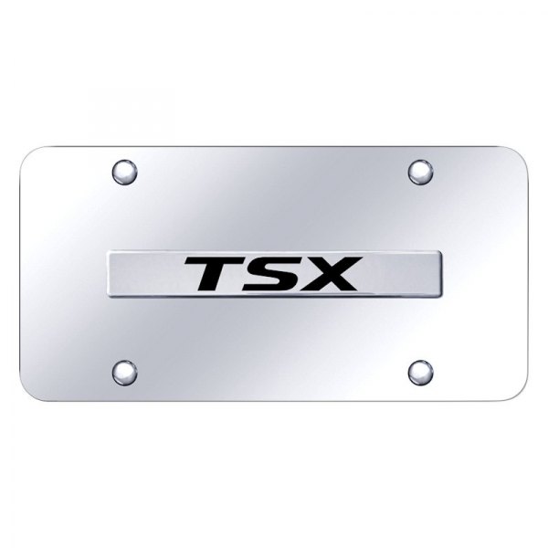 Autogold® - License Plate with 3D TSX Logo