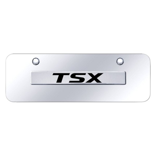 Autogold® - Mini Size License Plate with 3D TSX Logo