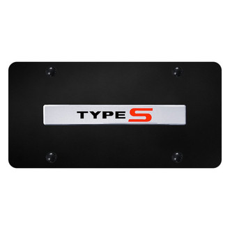 Autogold® - License Plate with 3D Type S Logo