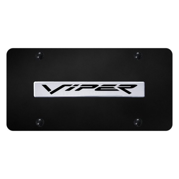 Autogold® - License Plate with 3D Viper Logo