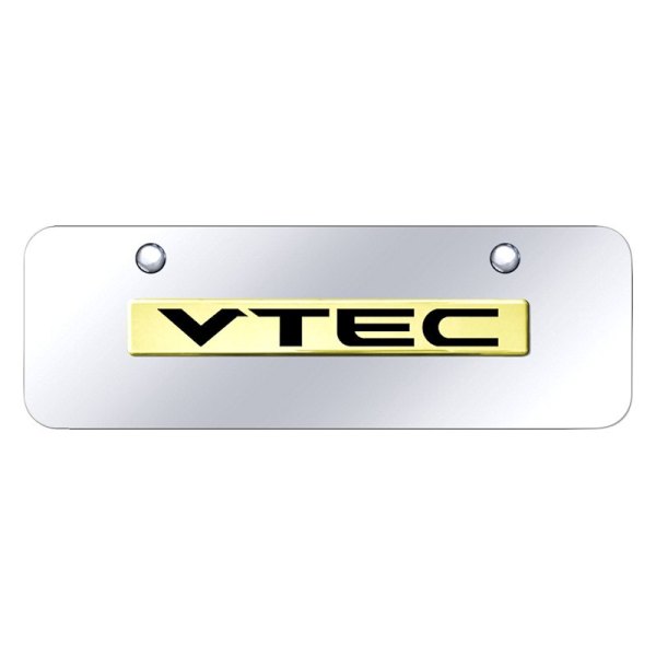 Autogold® - Mini Size License Plate with 3D VTEC Logo