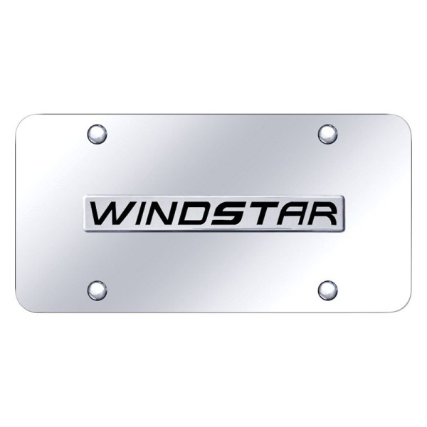 Autogold® - License Plate with 3D Windstar Logo