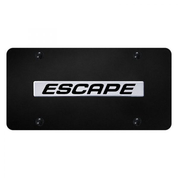 Autogold® - License Plate with 3D Escape Logo