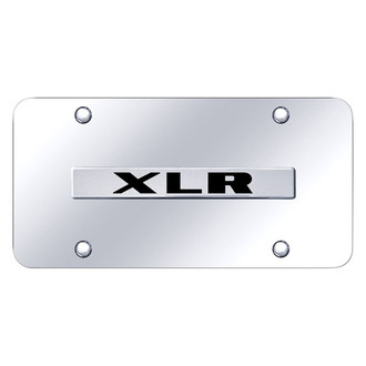 Autogold® - Chrome License Plate with 3D Chrome XLR Logo
