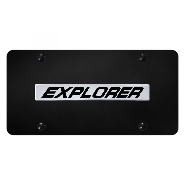 Autogold® - License Plate with 3D Explorer Logo