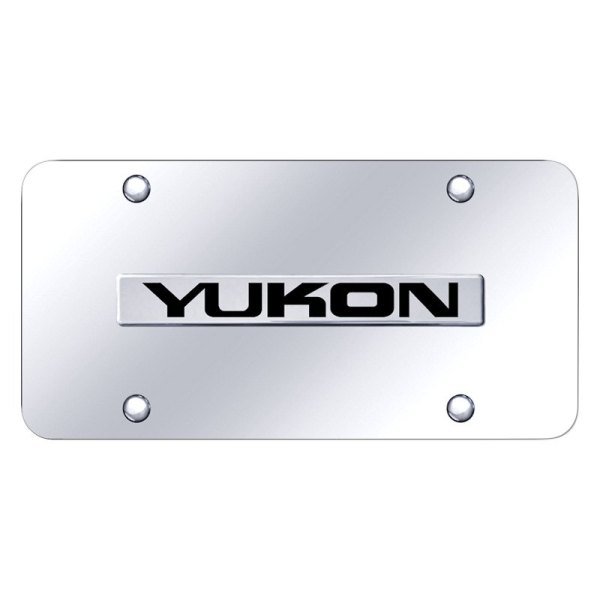 Autogold® - License Plate with 3D Yukon Logo