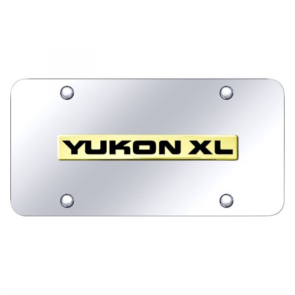 Autogold® - License Plate with 3D Yukon XL Logo