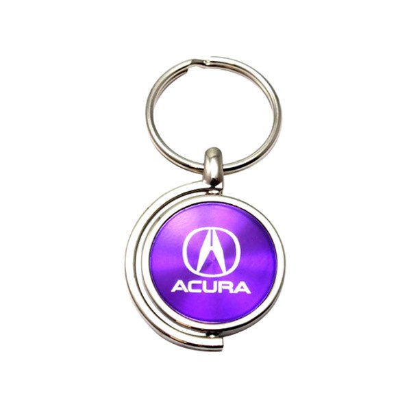 Autogold® - Acura Purple Spinner Key Chain