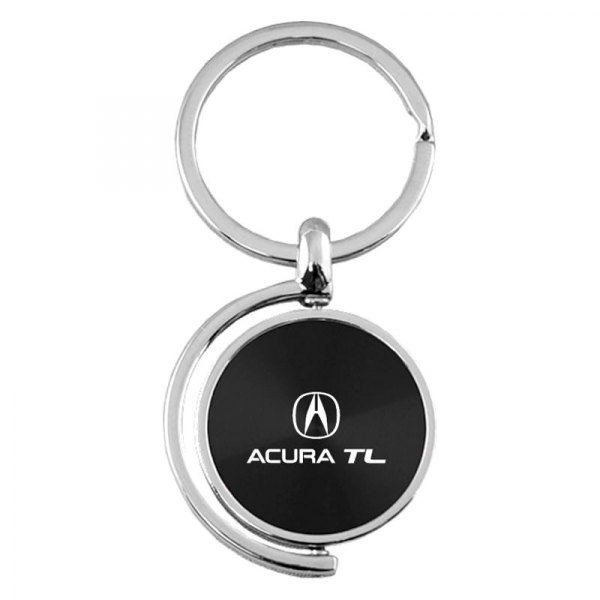 Autogold® - Acura TL Black Spinner Key Chain