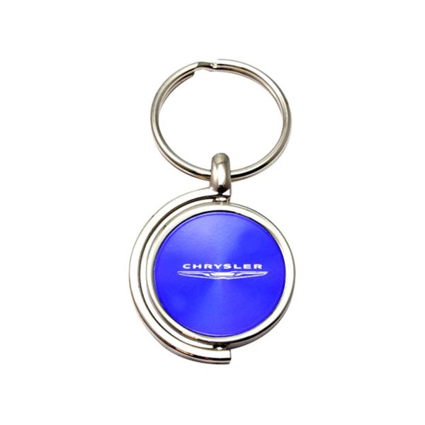 Autogold® - Chrysler Blue Spinner Key Chain